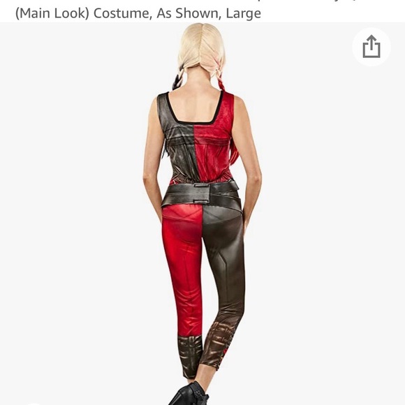 Harley Quinn suicide squad costume! Size Large. NEVER BEEN WORN. - Picture 4 of 7